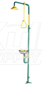 Speakman SE-693 Combination Drench Shower & Eyewash (with Stainless Steel Receptor and Impeller Action Showerhead)