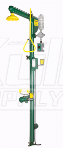 Speakman SE-7000-220V50C Freeze-Protected Floor-Mounted Combination Drench Shower & Eye/Face Wash
