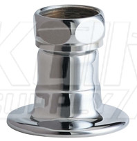 Chicago WJKABCP Straight 2" Inlet Supply Arm with Integral Flange  with 1/2" NPT Female Thread Inlet