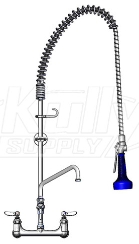 T&S Brass B-0133-A14-B08 Pre-Rinse Unit