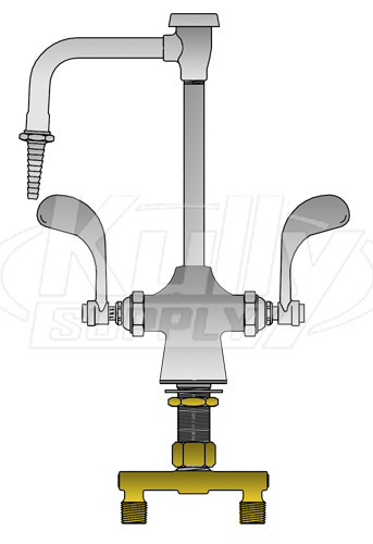 T&S Brass BL-5704-08WH4 Lab Mixing Faucet
