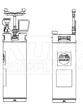 Bradley S19-671 Portable Pressurized Tank 5 Gallon (with Eyewash)