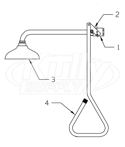 Speakman SE-227-SS Shower Parts Breakdown