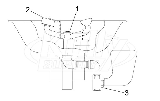 Speakman SE-490-SS Eye/Face Wash Parts Breakdown