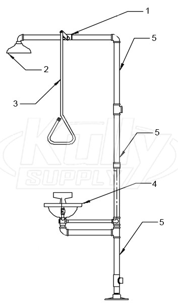 Speakman SE-603-ADA Combo Parts Breakdown