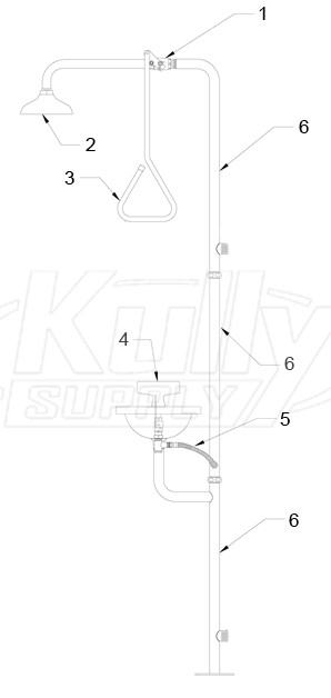 Speakman SE-621 Combo Parts Breakdown