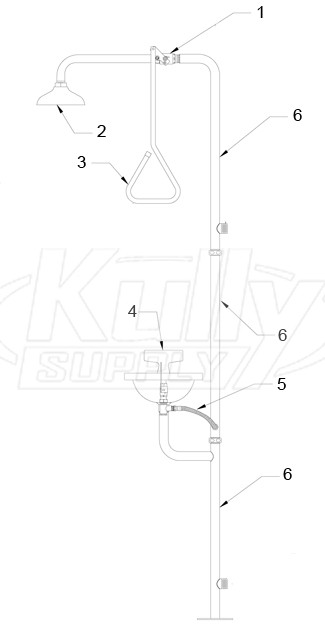 Speakman SE-623 Combo Parts Breakdown