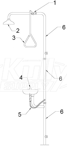 Speakman SE-628 Combo Parts Breakdown