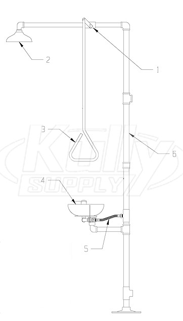 Speakman SE-697-ADA Combo Parts Breakdown