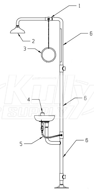 Speakman SE-698 Combo Parts Breakdown