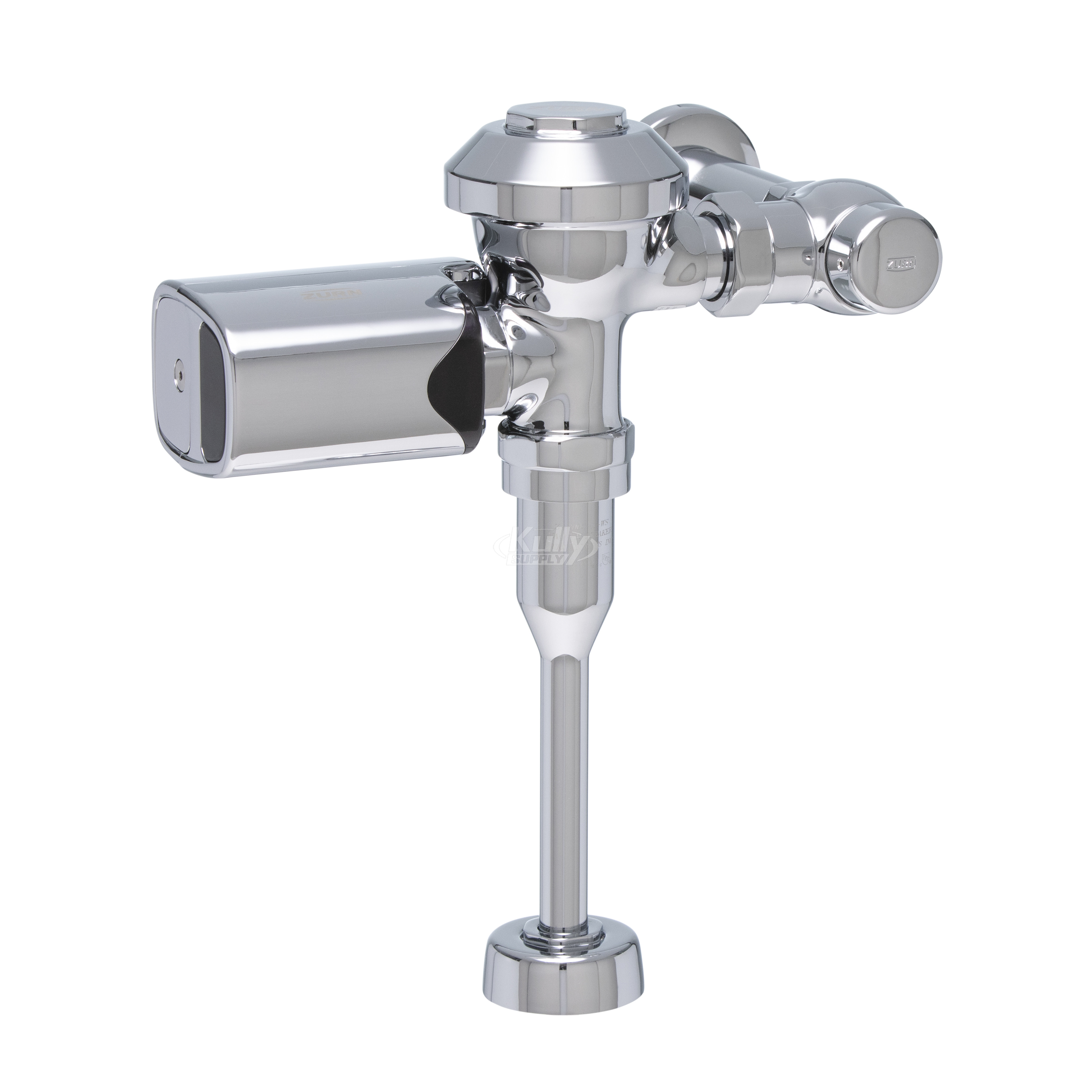 Zurn ZER6003PL-ULF-SM AquaSense Exposed Sensor Diaphragm 0.125 GPF Flush Valve with Chrome Plated Metal Cover