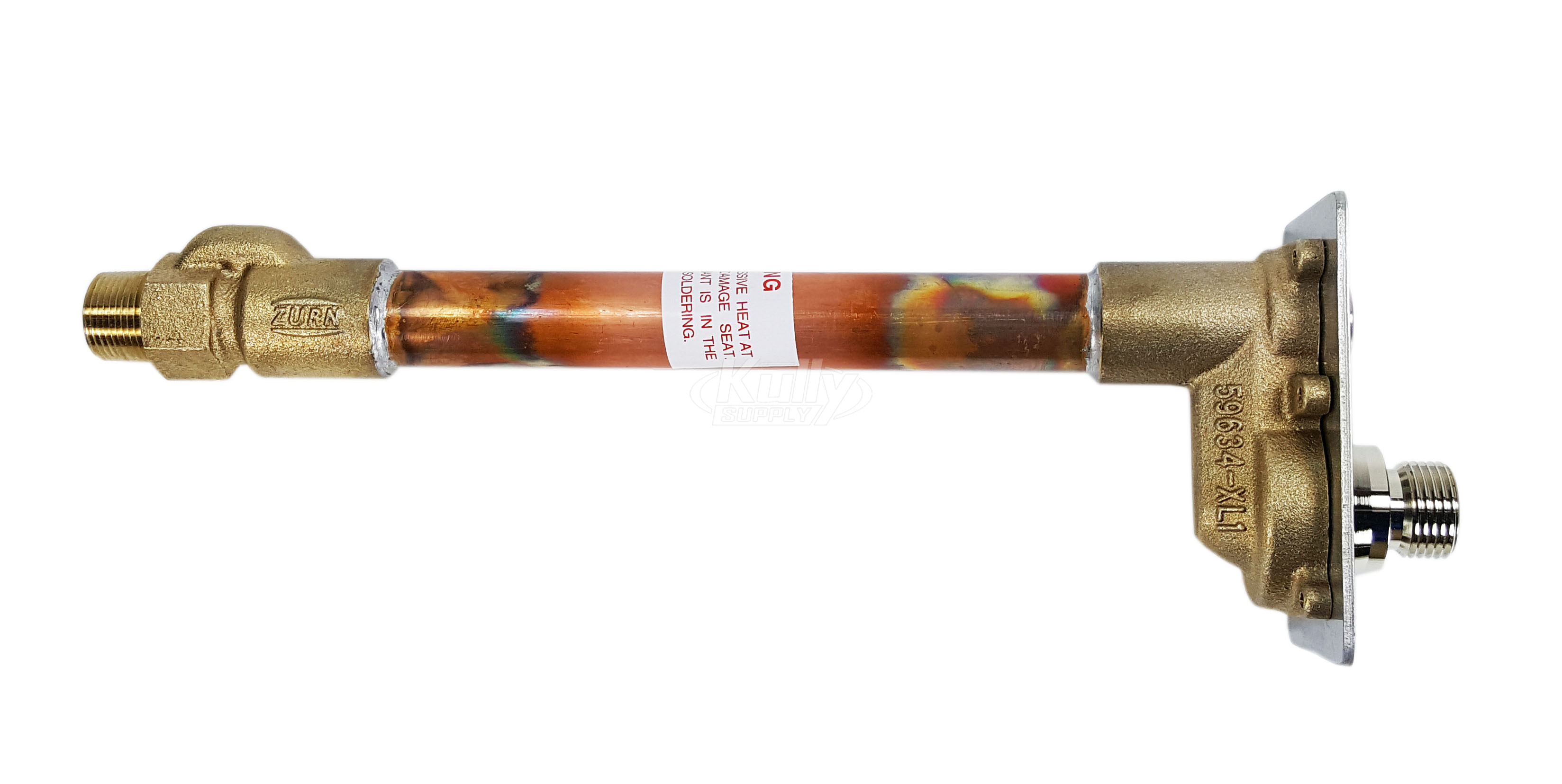 Zurn Z1320XL-3/4x12 Ecolotrol Ceramic Disc Wall Hydrant 12