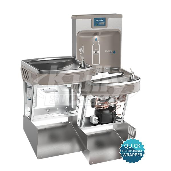Elkay Enhanced EZH2O LZSTL8WSSP Filtered Stainless-Steel