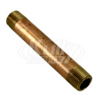 Bradley 113-1077 PIPE 3/8 X 4 BRASS