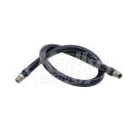 T&S Brass HW-2B-36 Water Hose, Male Fittings, 3/8" Diameter, 36" Long