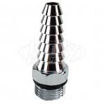 Watersaver BO140S Serrated Hose End Polished Chrome (Water)