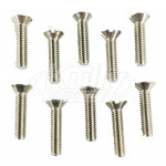 Acorn 0151-008-000 #8-32 X 3/4" Flat Head Slotted S.Stl Screw (10 Pack)