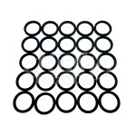 T&S Brass 001022-45M25 Bottom Gaskets For Eterna Cartridge (25 Per Bag)