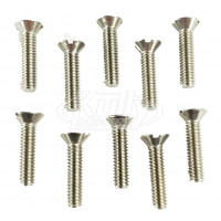 Acorn 0151-008-000 #8-32 X 3/4" Flat Head Slotted S.Stl Screw (10 Pack)