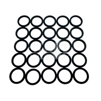 T&S Brass 001022-45M25 Bottom Gaskets For Eterna Cartridge (25 Per Bag)