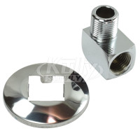 Symmons FP-40 Stainless Ell & Flange