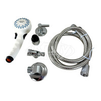 Bradley S30-093WE15 Hand Shower w/60" Hose, Wall Hooks, VB