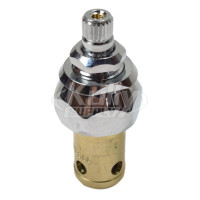 T&S Brass 006477-40NS Spindle Assembly, Quarter-Turn Eterna w/ Spring Check CWS Escutcheon Bonnet, LTC (Cold)