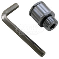 T&S Brass 019653-40 Hex Swivel Assembly for 1/2" Hose Reel