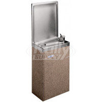 Oasis PLF8SM Semi-Recessed Backsplash Drinking Fountain