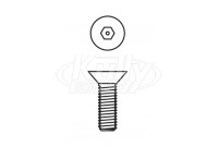 Acorn 0152-006-000 #10-32 X 3/4" Flat Head Allen W/Ctr Reject S.Stl Screw