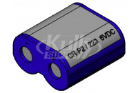 T&S Brass 019087-45 6V Lithium Battery, Type Cr-P2