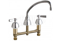 Chicago 201-AXKABCP Concealed Hot and Cold Water Sink Faucet