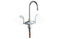 Chicago 50-317XKABCP Hot and Cold Water Mixing Sink Faucet