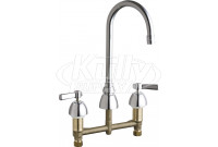 Chicago 786-E35-369ABCP Concealed Hot and Cold Water Sink Faucet