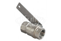 Bradley S30-059 1" Drench Shower Ball Valve