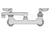 T&S Brass B-0234-BST Double Pantry Faucet