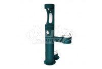 Elkay LK4420BF1UDBEVG Outdoor Bottle Filling Station with Pet Station