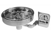 Bradley S19-230H Unmounted Eye/Face Wash (with Plastic Receptor and Spray Ring)
