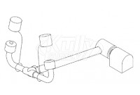 Bradley S19-270HW Wall-Mounted Swing-Down Eyewash