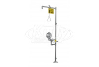 Bradley S19-310SC Stainless Steel Combination Drench Shower & Eyewash