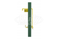 Bradley S19-310TW18 Frostproof Combination Drench Shower & Eyewash (for 12" to 18" Wall Thickness)