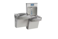 Elkay Enhanced EZH2O LZSTL8WSLP Filtered Dual Drinking Fountain with Bottle Filler