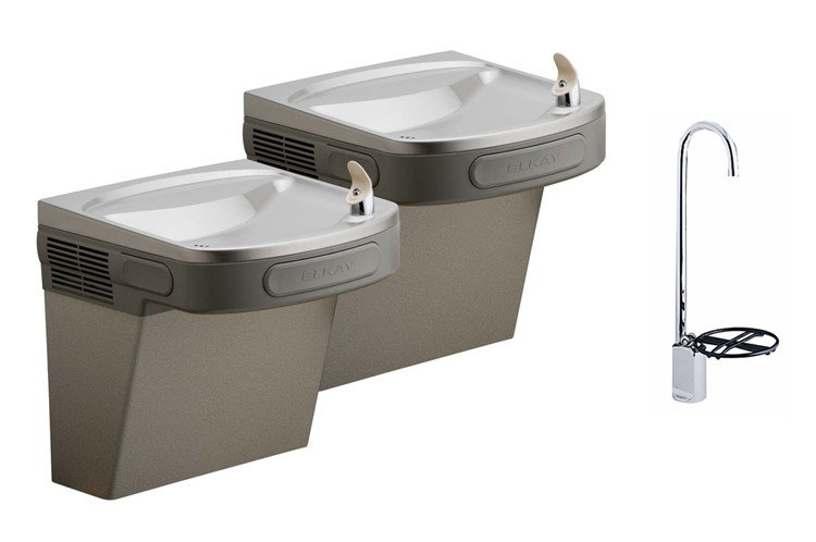 Elkay EZSTLR8LFC Bi-Level Water Cooler w/ LK1114 Glass Filler (Discontinued)