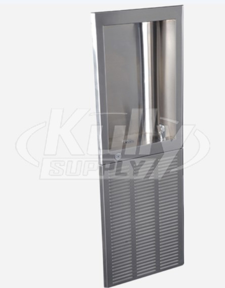 Murdock A481408S Recessed Drinking Fountain with Stainless Bubbler