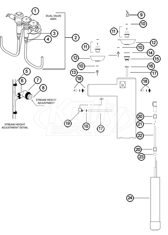 Bohlmann DF-DUAL-FR Parts Breakdown