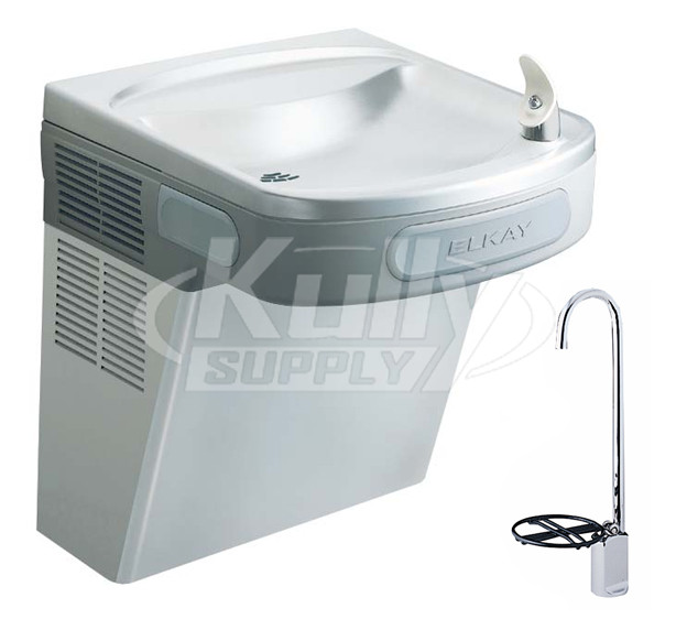 Elkay EZSDSF Stainless Steel NON-REFRIGERATED Drinking Fountain with Glass Filler