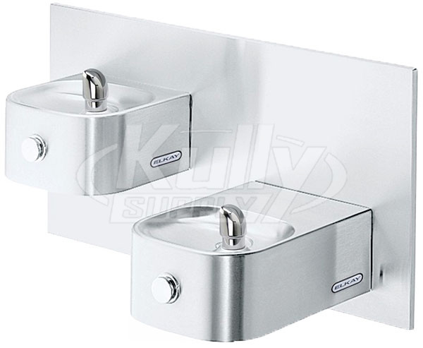Elkay EDFPVR217C NON-REFRIGERATED In-Wall Dual Drinking Fountain