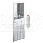 Elkay LJNEM8K Fully Recessed Water Cooler w/ Filter