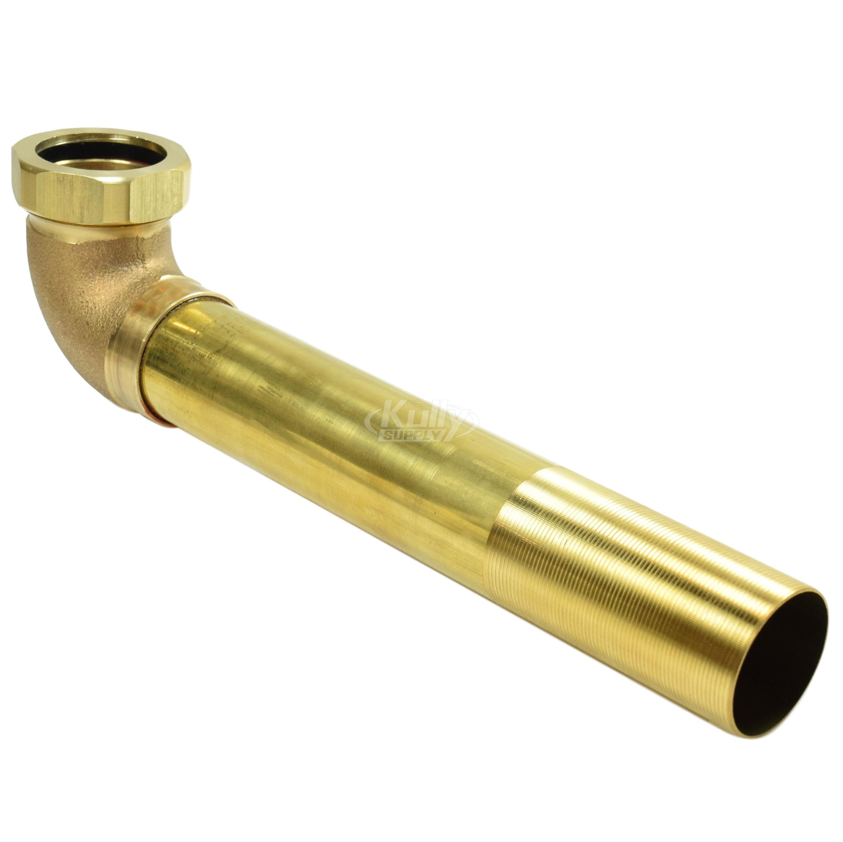 Sloan F-25-A Rough Brass Slip Joint Elbow (with Tail 1-1/2