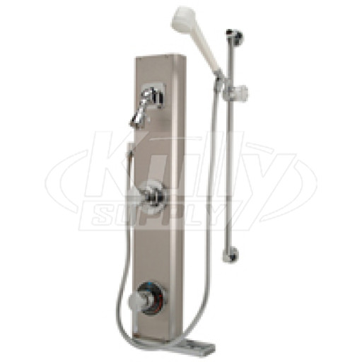 Zurn Z7500-DV2P-HW-VB-H9-I2-1.5 Aqua-Panel Institutional Shower